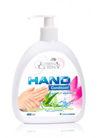 4120 Čistiaci gél na ruky s antibakteriálnou zložkou, Aloe vera a vitamínom E, 400 ml  